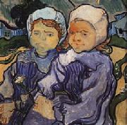 Two Little Girls Vincent Van Gogh